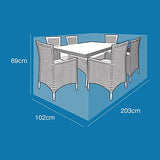 Standard Rectangular Table Cover , Reversible Green/Black, [36049]
