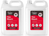2 x Super Professional Thin Bleach - 5 LITRE