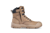 Mongrel 561 Side Zip Safety Boots - STONE
