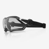 SKYTEC ELEMENTS EME21 Anti Scratch Anti Fog Sports Style Hybrid Spoggles Safety Glasses & Protective Goggles Combination with Grey Tint Lens