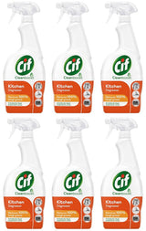 6 x Cif  Kitchen Spray Cleanboost 700 Ml