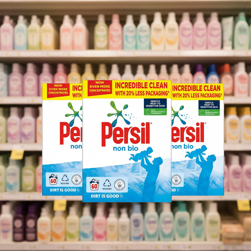 Persil  Washing Powder Xl Family Pack Non Bio 3 Kg (60 Washes)