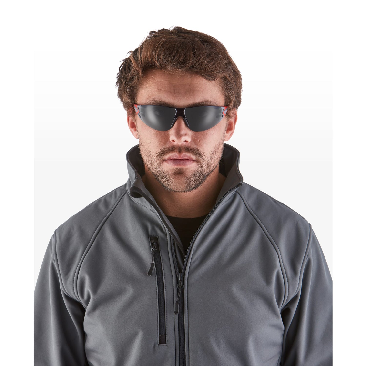 Riley Stream Evo Small Safety Glasses – Grey Lens, Anti-Fog, Wrap-Around