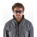 Riley Stream Evo Small Safety Glasses – Grey Lens, Anti-Fog, Wrap-Around