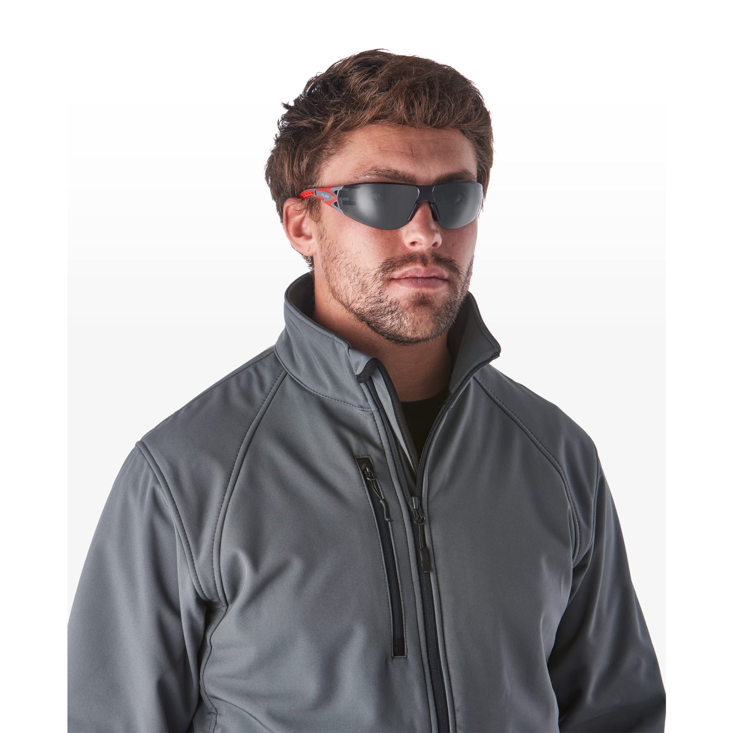 Riley Stream Evo Small Safety Glasses – Grey Lens, Anti-Fog, Wrap-Around