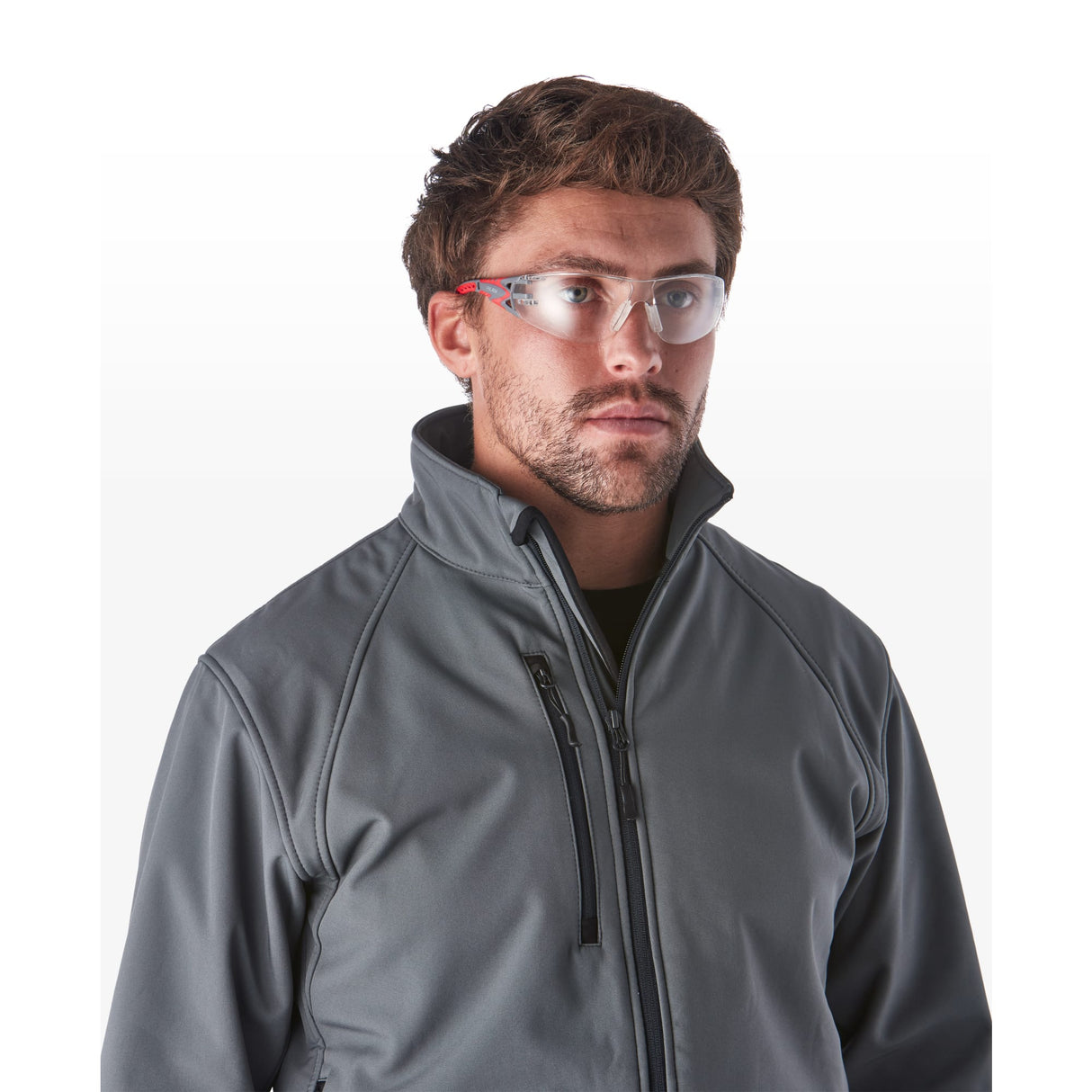 Riley Stream™ Evo Small – Anti-Fog Wrap-Around Safety Glasses (Clear Lens)