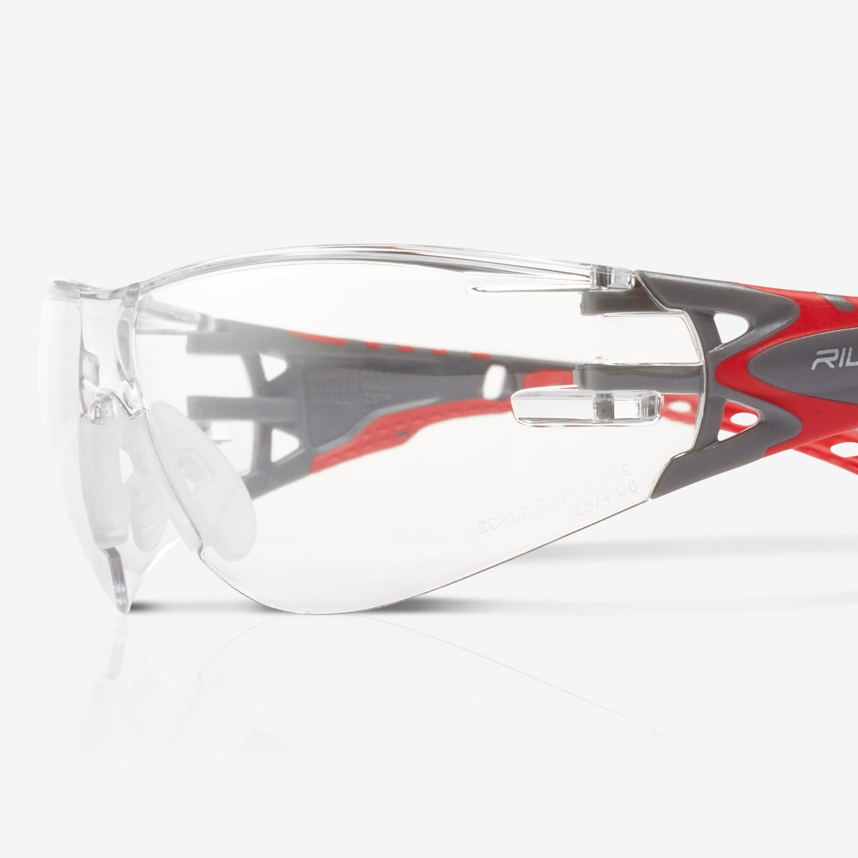 Riley Stream™ Evo Small – Anti-Fog Wrap-Around Safety Glasses (Clear Lens)