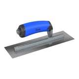 Bon Tool Carbon Steel Square End Finish Trowel - Comfort Wave Handle