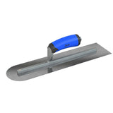 Bon Tool Carbon Steel Square/Round Trowel - Comfort Wave Handle