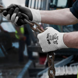 SHOWA 310 Builders Safety Work Gloves with Textured Grip in Black