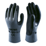 SHOWA 310 Builders Safety Work Gloves with Textured Grip in Black (PACK of 10 PAIRS)