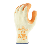 SHOWA 310 Orange Durable Heavy Duty Textured Grip Safety Work Gloves (PACK of 10 PAIRS)