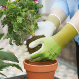 SHOWA 370 Green Lightweight Multi Purpose Grip Safety Gloves