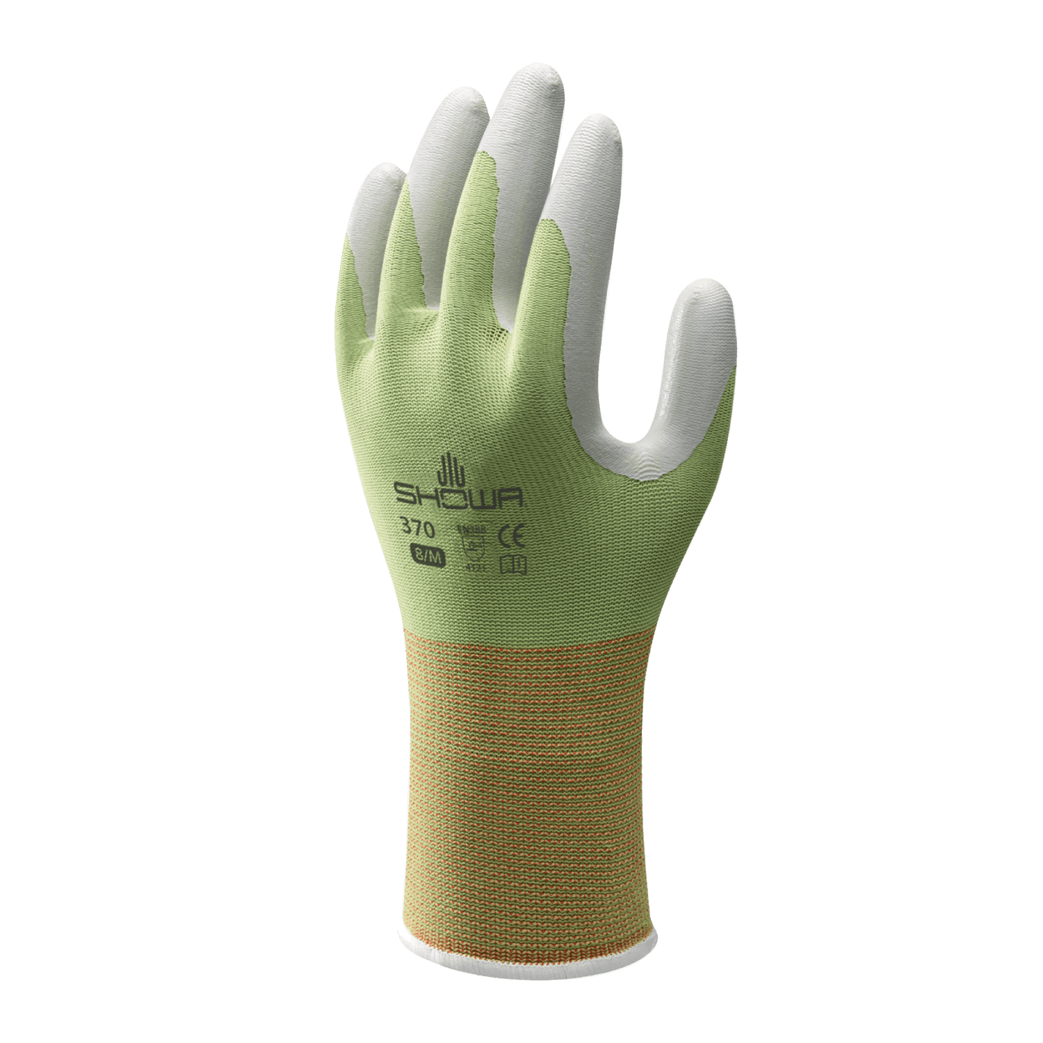 SHOWA 370 Green Lightweight Multi Purpose Grip Safety Gloves