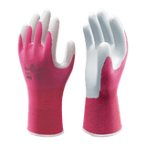 SHOWA 370 Pink Lightweight Gardening Multi Purpose Grip Safety Gloves