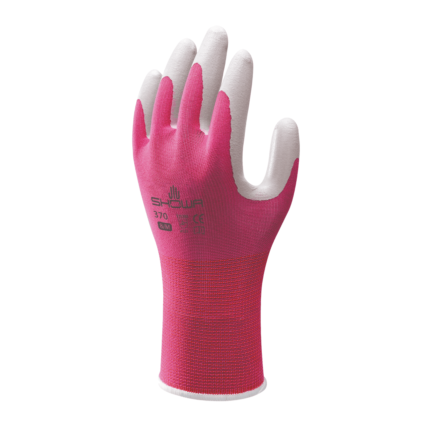 SHOWA 370 Pink Lightweight Gardening Multi Purpose Grip Safety Gloves
