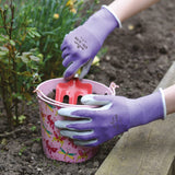 SHOWA 370 Floreo Purple Children's Gardening Gloves