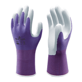 SHOWA 370 Purple Lightweight Gardening Multi Purpose Grip Safety Gloves