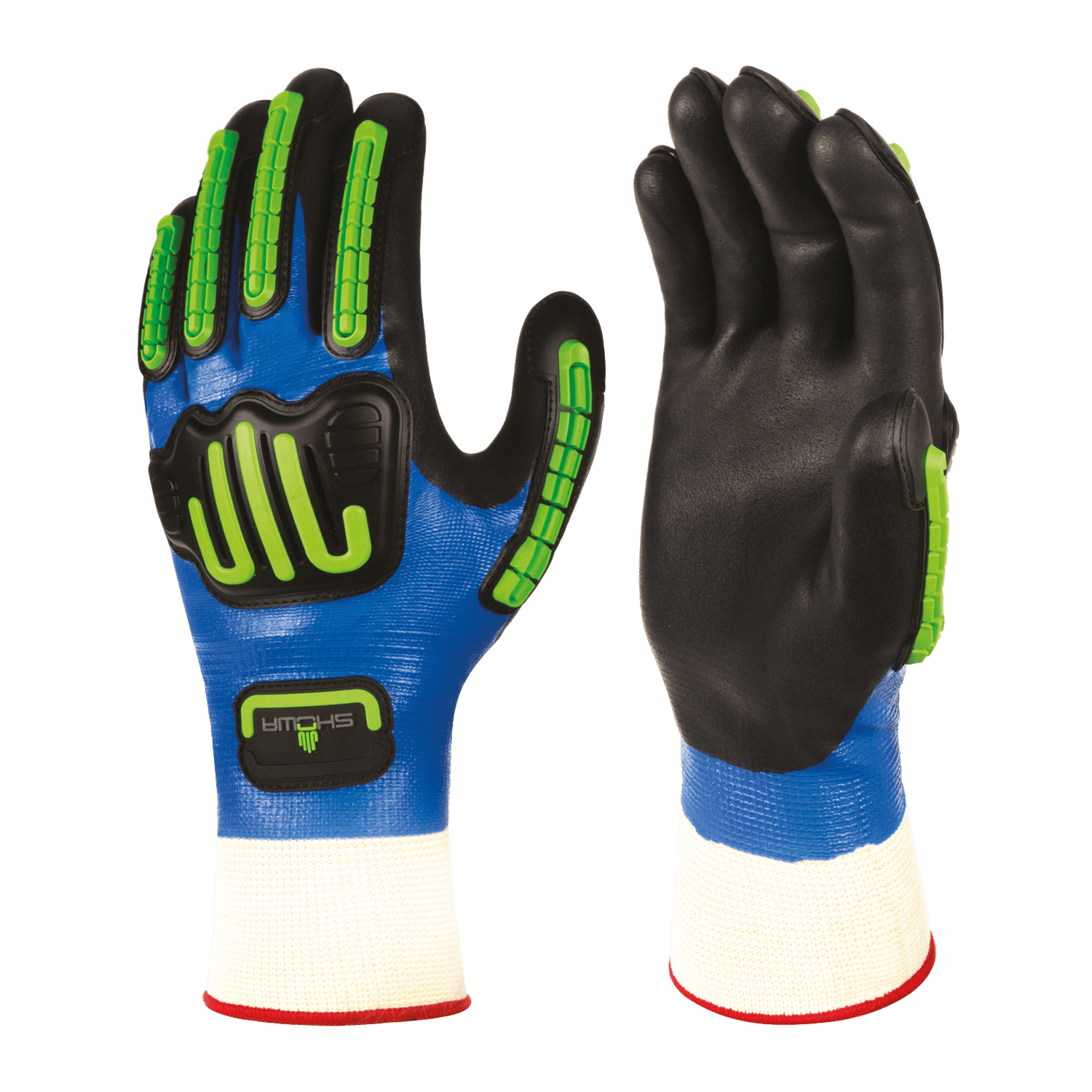 SHOWA 377-IP Impact Protect Oil Resistant Safety Work Gloves