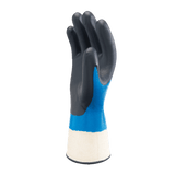 SHOWA 377 Waterproof Impermeable Fully Coated Work Gloves with Nitrile Grip