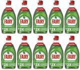 10 x Fairy Original Washing Up Liquid Green With Liftaction 320Ml