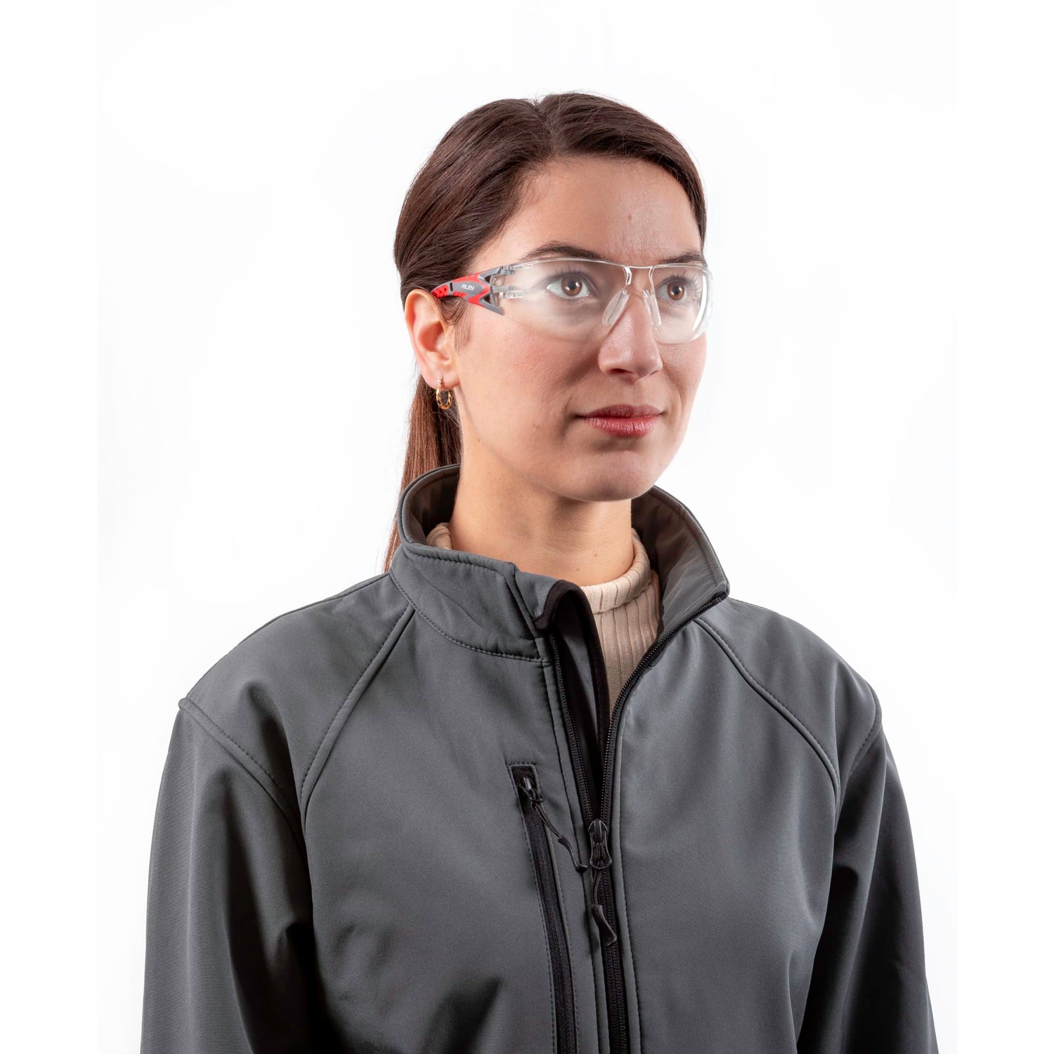 Riley Stream™ Evo Small – Anti-Fog Wrap-Around Safety Glasses (Clear Lens)