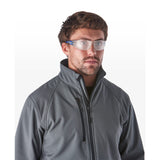 Riley Stream Evo Eco Safety Glasses – Clear Lens, Anti-Fog, Wrap-Around, Metal-Free