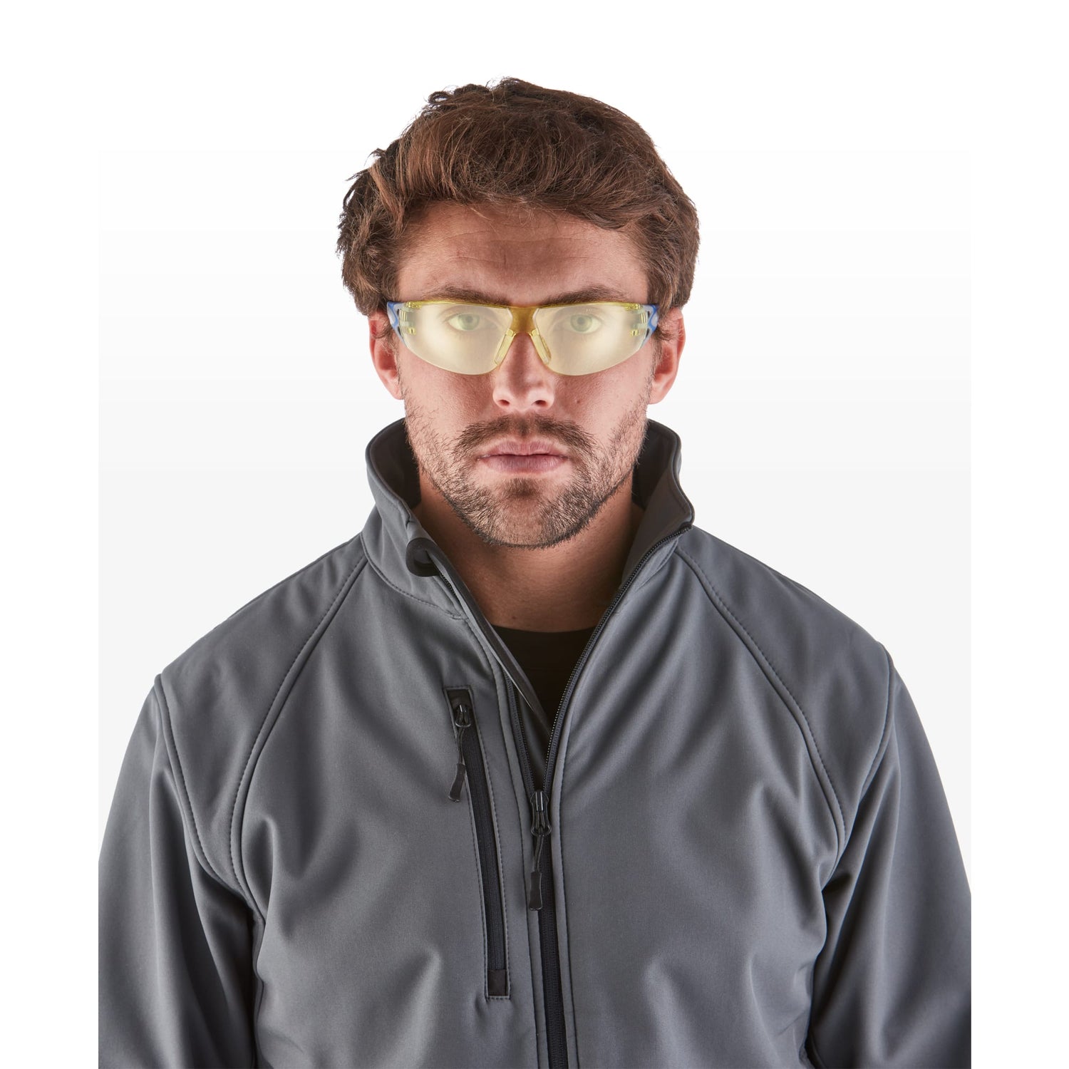 Riley Stream™ Evo – Anti-Fog Blue-Light-Blocking Safety Glasses (Yellow Lens)