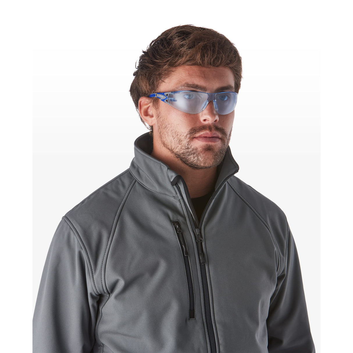 Riley Stream Evo Small Safety Glasses – Blue Tint, Anti-Fog, Metal-Free