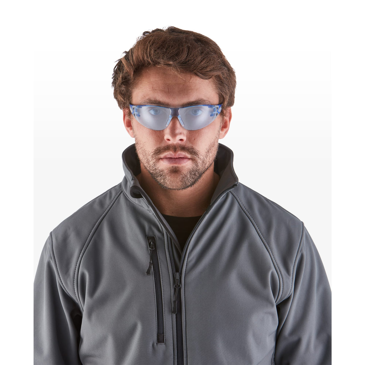 Riley Stream Evo Small Safety Glasses – Blue Tint, Anti-Fog, Metal-Free