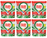 6 x Fairy Platinum Plus Dishwash Tablet Lemon - 18 PACK
