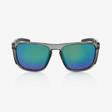 Riley Navigator X Safety Sunglasses – Green Mirror Revo, Smoked Frame, Anti-Fog/Anti-Scratch