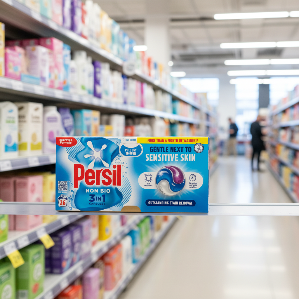 3 x Persil  3 In 1 Washing Capsules Non Bio 26 Washes