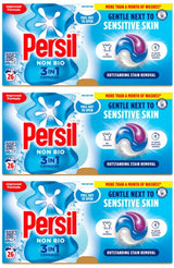 3 x Persil  3 In 1 Washing Capsules Non Bio 26 Washes