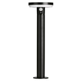 4lite Antheia Solar IP54 Die-Cast Aluminium LED Outdoor Bollard Light with Built in PIR Motion Sensor