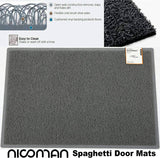 Indoor Dirt-Trapper Easy-Clean Door Mat - Fan Pattern