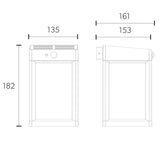 4lite Antheia Solar Wall Lantern