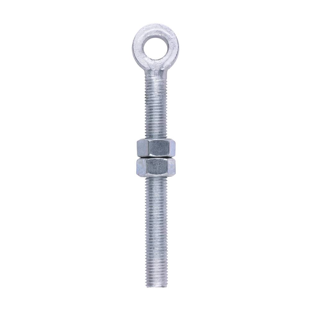 Adjustable Gate Eye with Nuts - Hot Dipped Galvanised