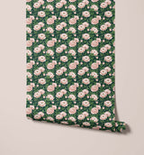 Agatha Pink Peony Wallpaper
