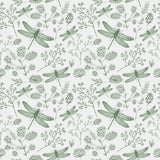 Akita Your Interior Monochrome Dragonfly Wallpaper