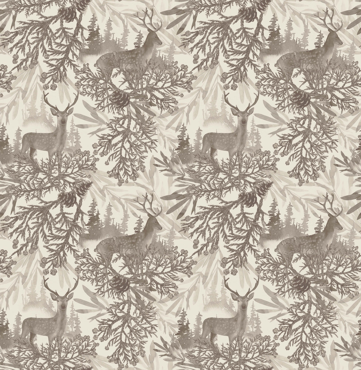 Alberta Rustic Charm You Stag Wallpaper