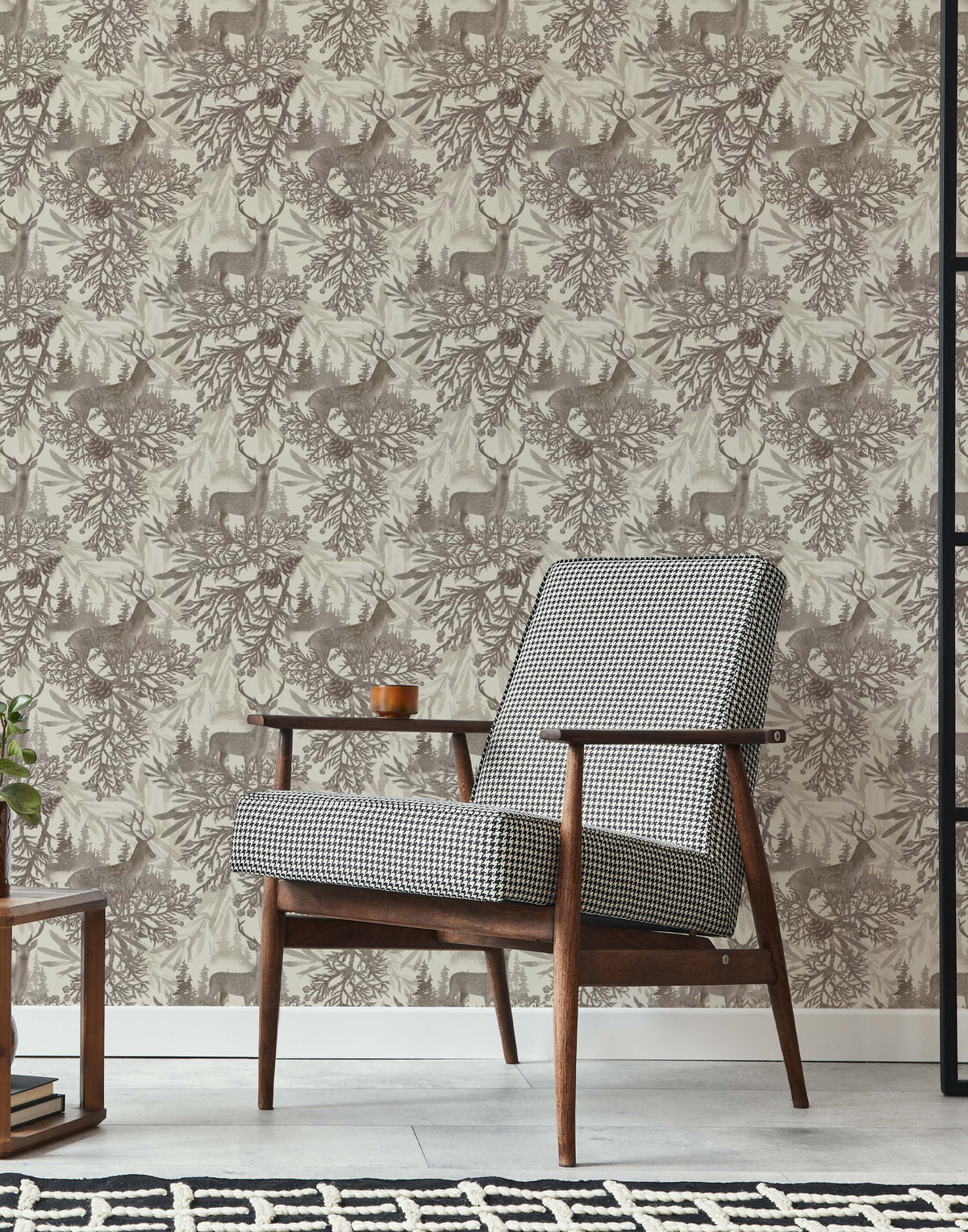 Alberta Rustic Charm You Stag Wallpaper