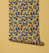 Alfred Gold Baroque Damask Wallpaper