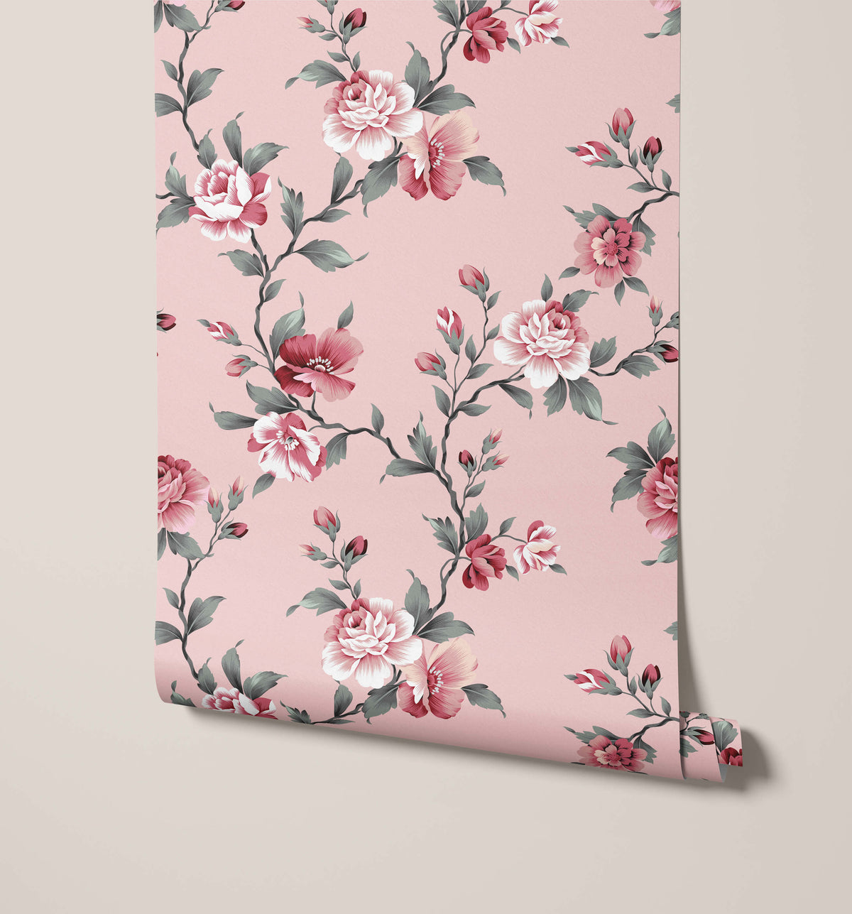 Alison That Full Detail Floral Wallpaper