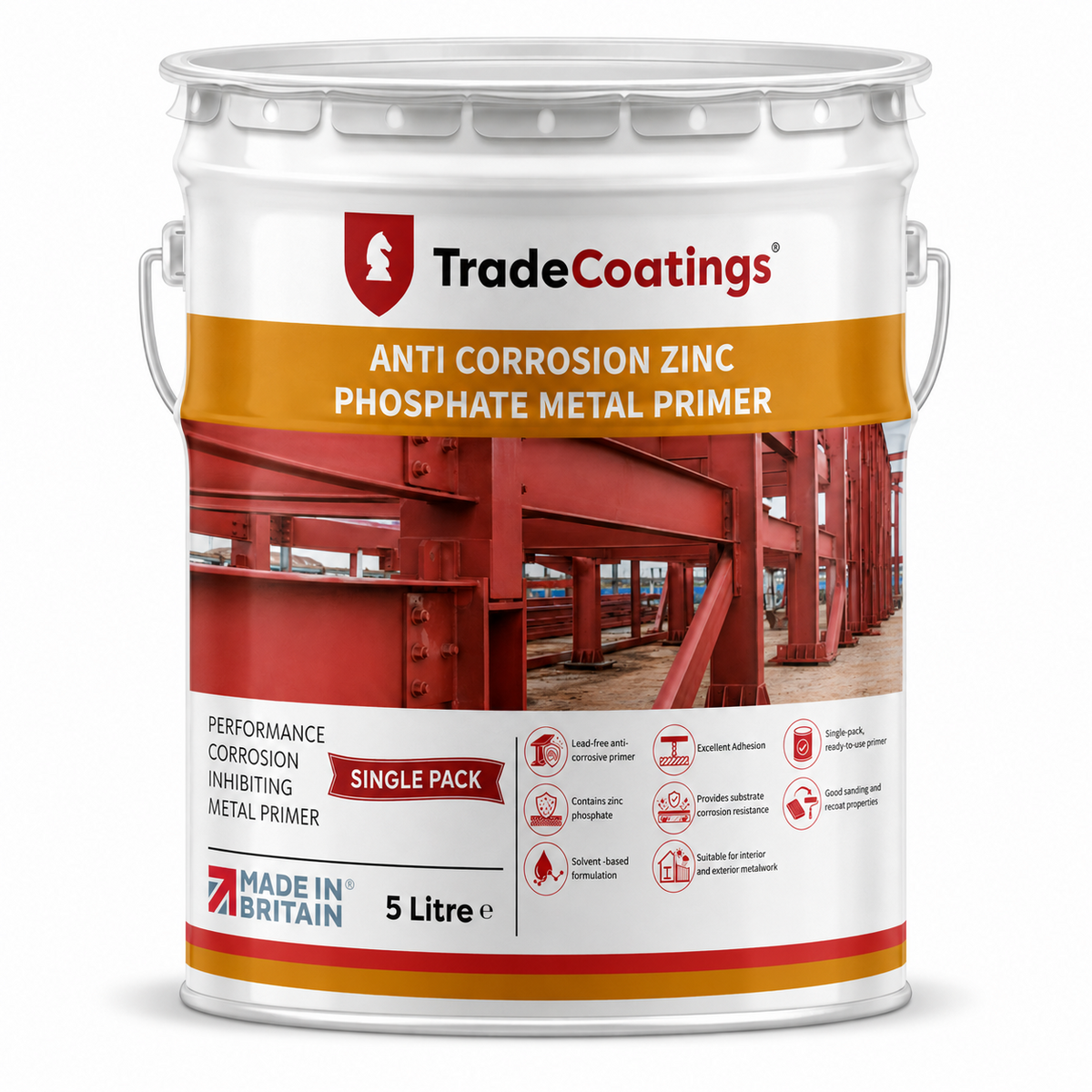 Anti Corrosion Zinc Phosphate Metal Primer