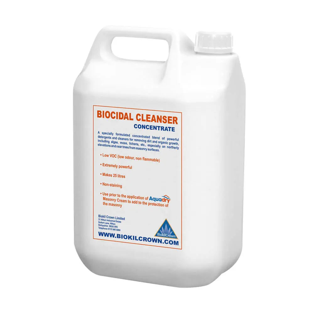 Biocidal Cleanser Concentrate Concentrated Treatment Mould Algae Moss & Surface Contamination