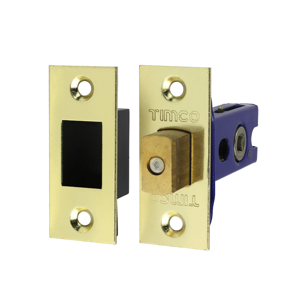 Architectural Tubular Deadbolt – Electro Brass & Satin Nickel (65.5mm Case / 45mm Backset)