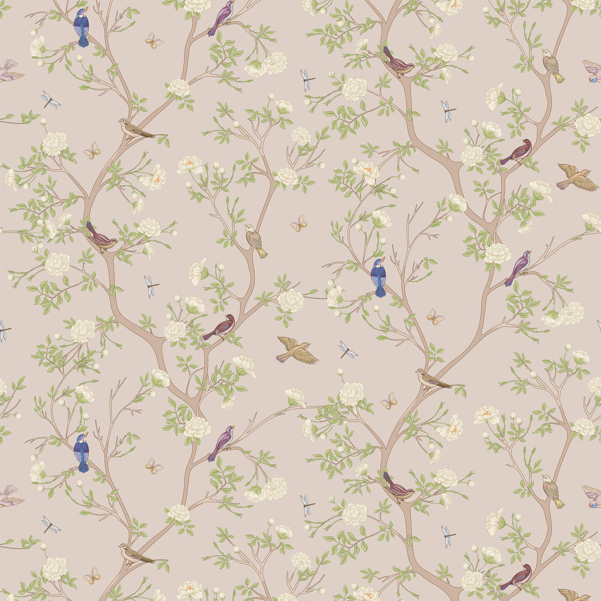 Ashton Asian Bird Wallpaper