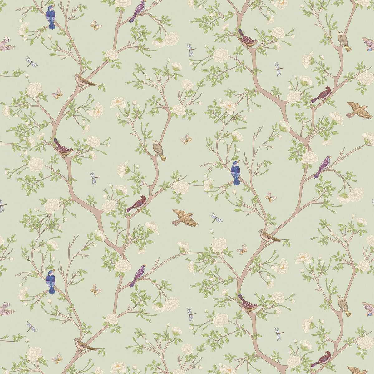 Ashton Asian Bird Wallpaper