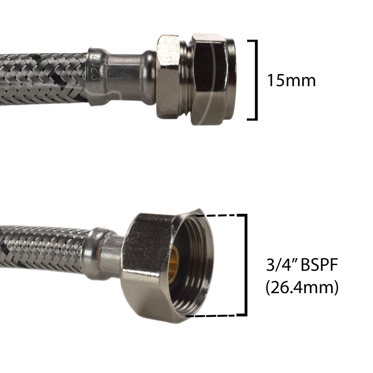Double Lever Tap FULL Connection Kit